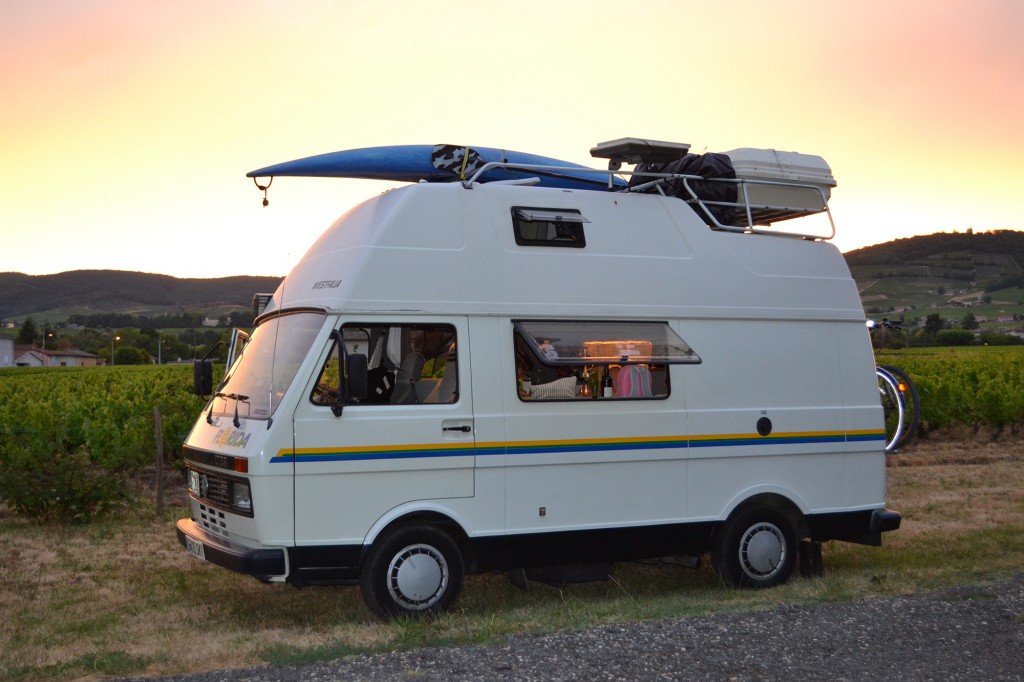 French campervan travelogue 2015