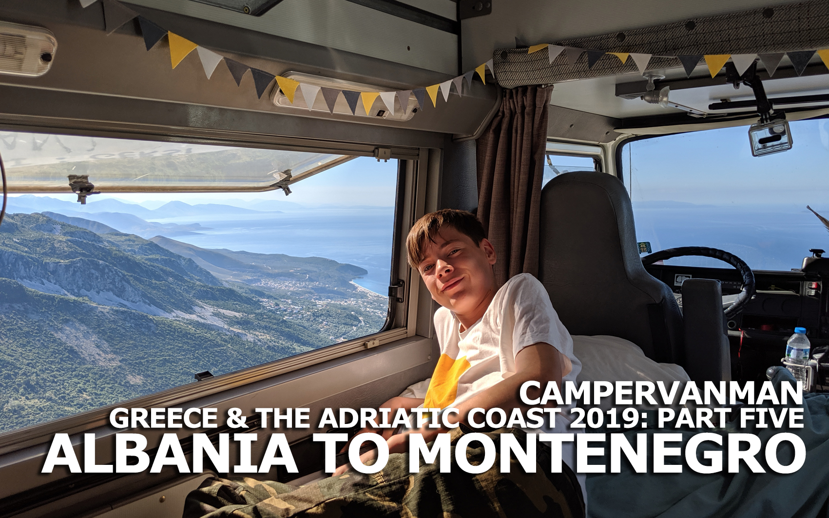 Albania to Montenegro in a camper van