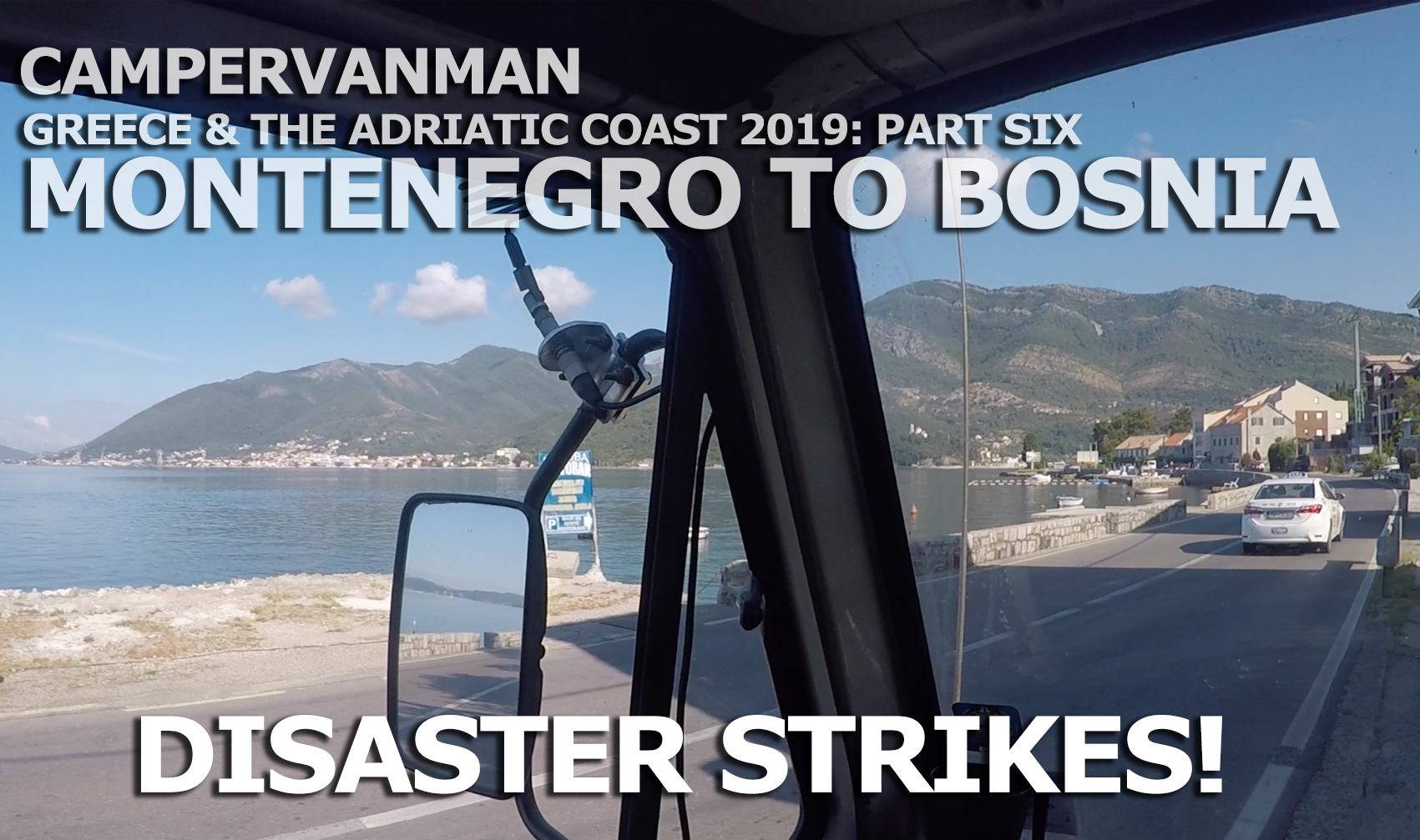 Montenegro to Bosnia in a camper van